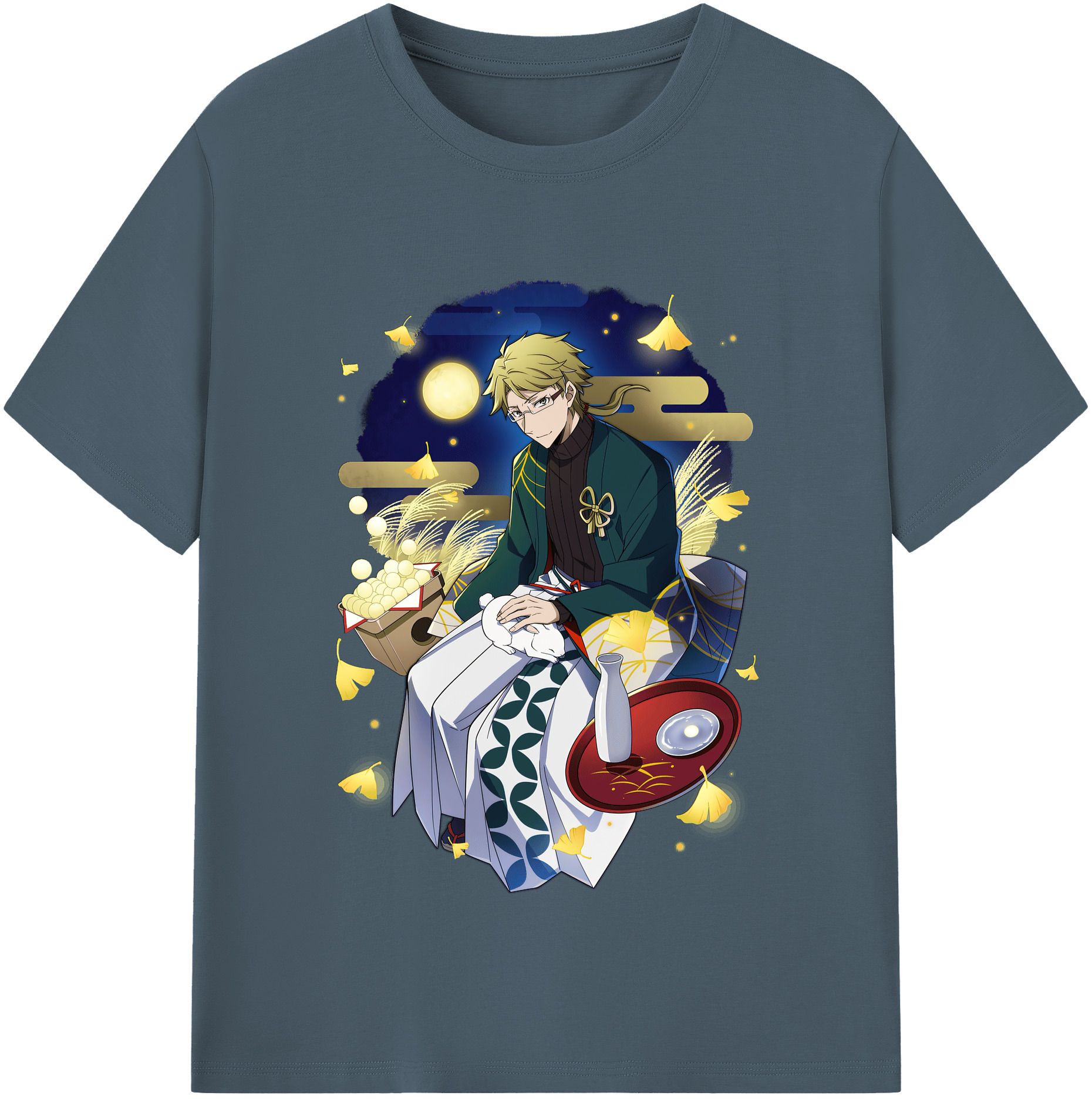 （画像用） 文豪ストレイドッグス Bungo Stray Dogs 綿100％半袖Tシャツ（フロントプリント）